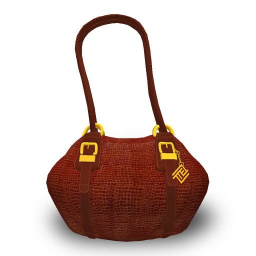 TE Red Snakeskin Purse