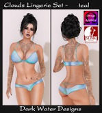 DWD Cloud Lingerie Set - Teal