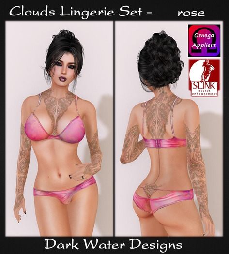 DWD Cloud Lingerie Set - Rose