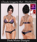 DWD Cloud Lingerie Set - Blackened