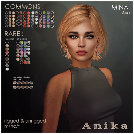 MINA - Anika - Black & white