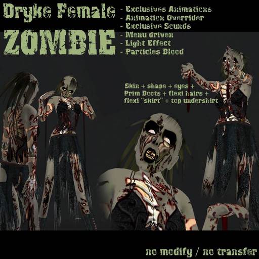 Dryke female zombie 
