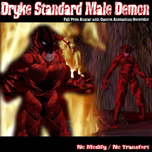 Dryke Male Red Demon Standard