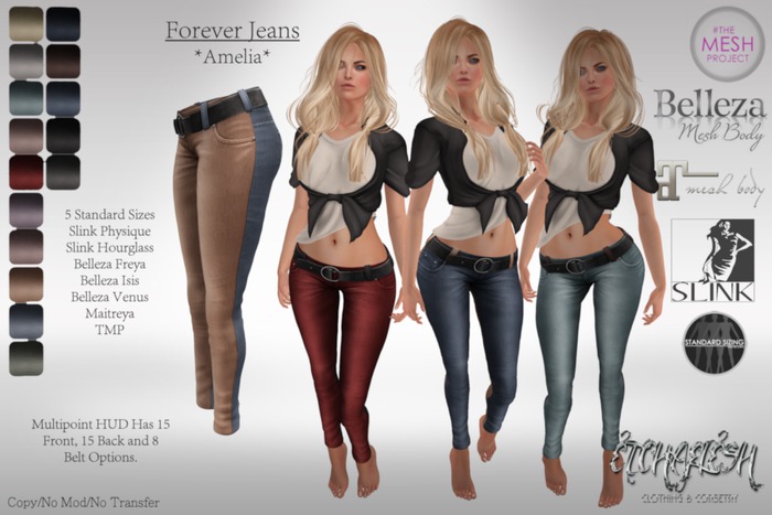 DEMO [Etchaflesh] Forever Jeans Amelia * SLINK * BELLEZA * MAITREYA * TMP *