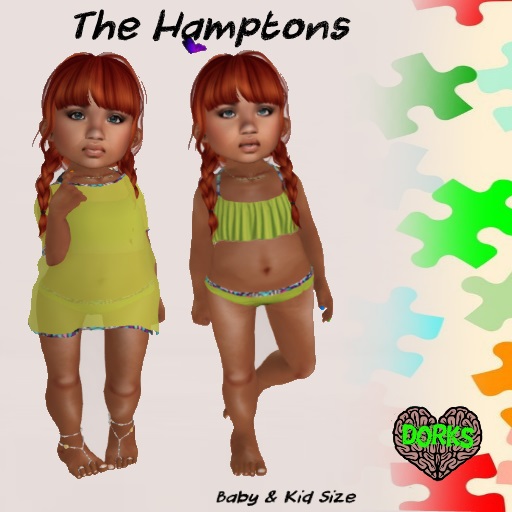 **DoRks** Hamptons Swimsuit {Lime}V3