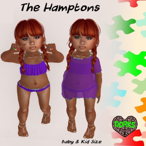 **DoRks** Hamptons Swimsuit {Purple}
