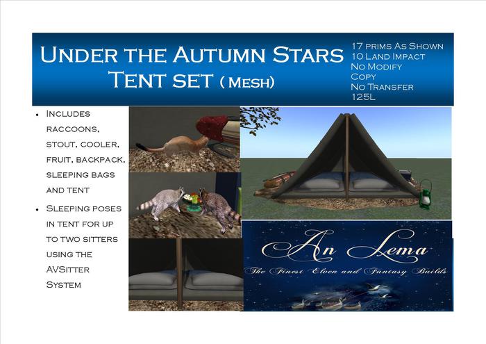 Under the Autumn Stars Tent