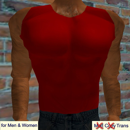 Sleeveless, Red Shirt