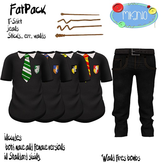 Mikanto - Casual Potter Unisex FatPack