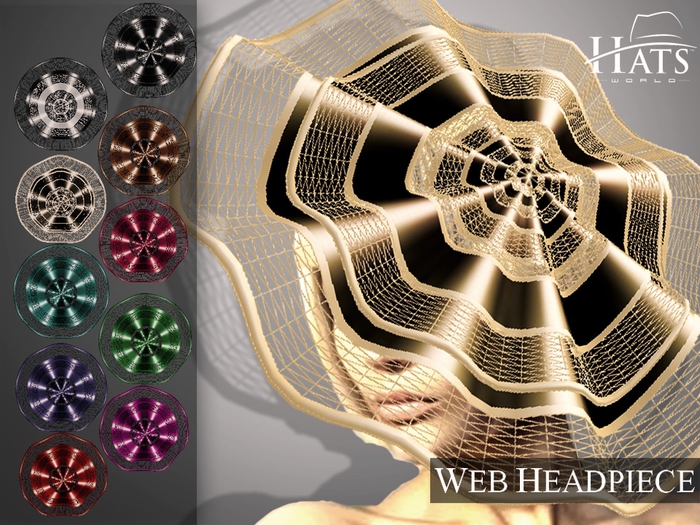 [HW] WEB HEADPIECE HATS FAT PACK