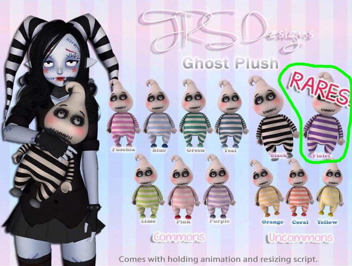 Ghost Plush Rare Red Rare