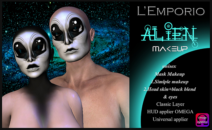 L'Emporio ::*Alien Makeup*:: With applier.   (Boxed)