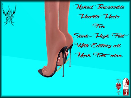 Second Life Marketplace - Naked Impossible Hearts By Fairlady