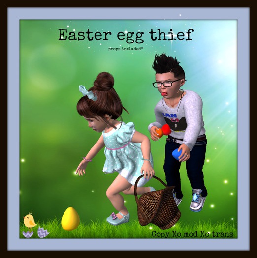 Easter egg thief