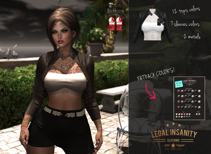 Legal Insanity - Coco leather jacket DEMO