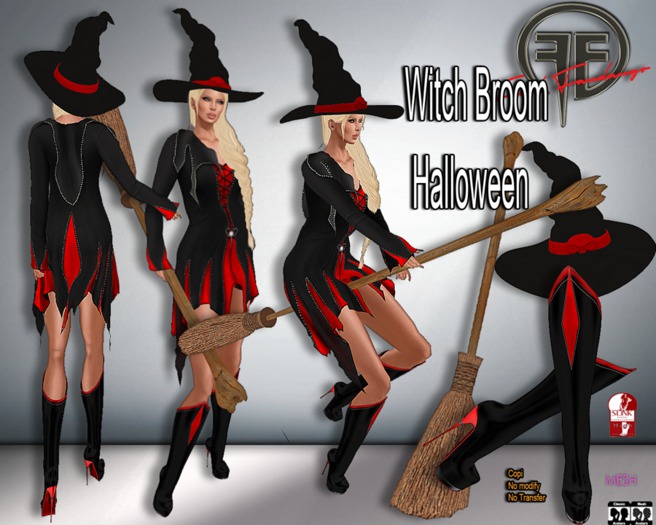 Witch Broom - Halloween