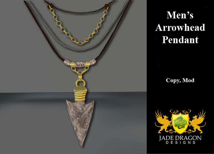Arrowhead Pendant - Men's