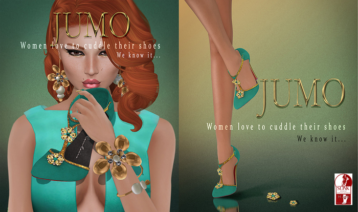 .:JUMO:. Audrey Shoes Aqua - ADD ME