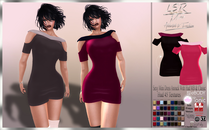 LsR - Sexy Mini Dress Anouck With Hud MB & Classic