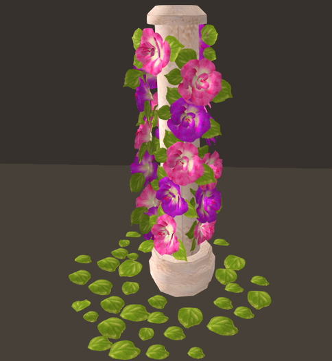 LW_ Wedding Decor Pillar and Roses 2