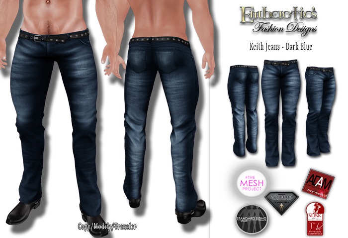 EFDM_33 Keith Jeans Dark Blue