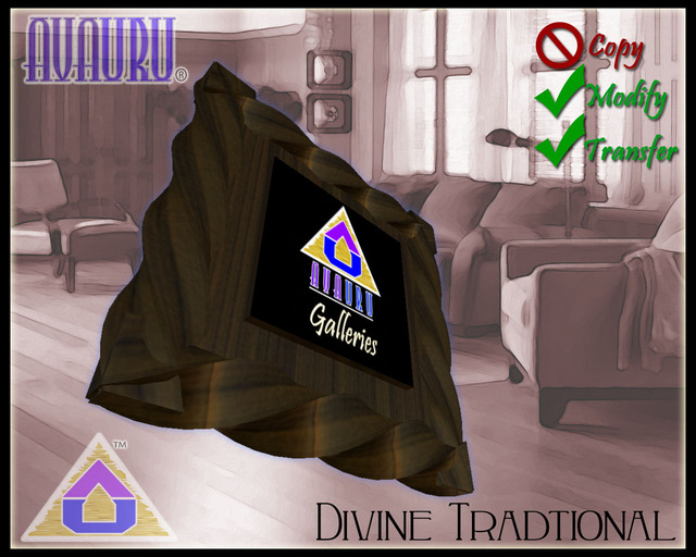 Divine Traditional Picture Frame - Mahogany 