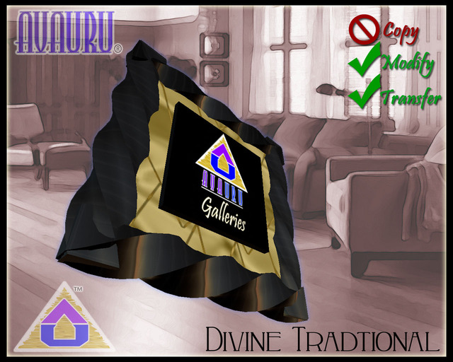 Divine Traditional Picture Frame - Black & Gold