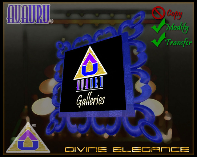 Divine Elegance Frame - Blue Mancer