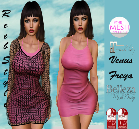 544-Reeb sTyle Selin Pink DRess