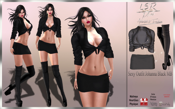LsR - Sexy Outfit Johanna Black MB DEMO
