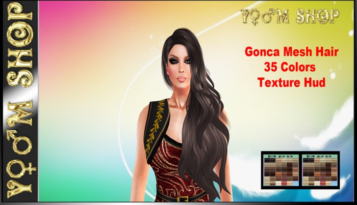 YM SHOP_Gonca Mesh Hair