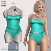 Entice - Rumor Has It Bodysuit - Solids - Aqua