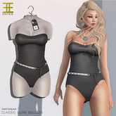 Entice - Rumor Has It Bodysuit - Solids - Black