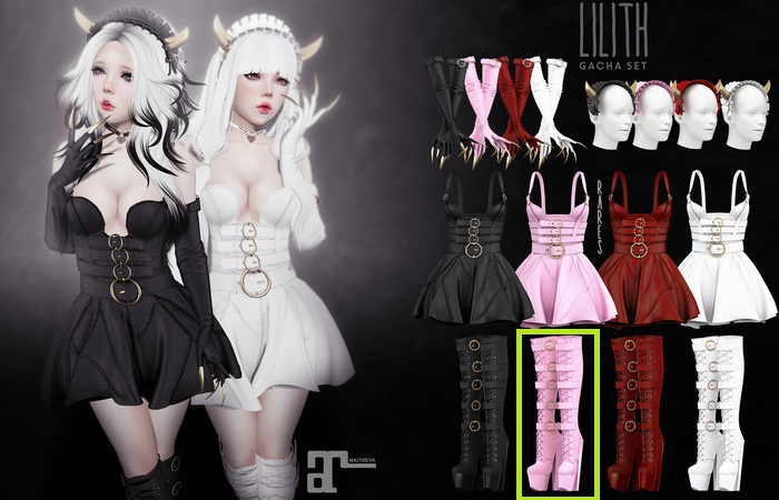 Violent Seduction - Lilith Boots (Pink)