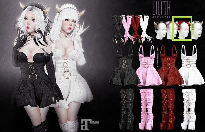 Violent Seduction - Lilith Headband(Red)