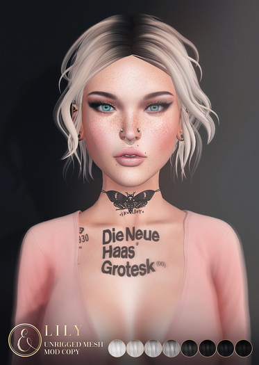 .Entwined. Lily / Grey Scale