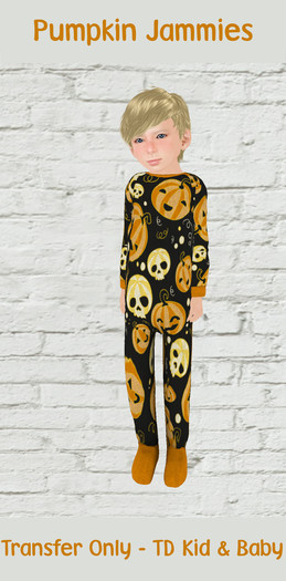 Toddleedoo Pumpkin Footie PJs