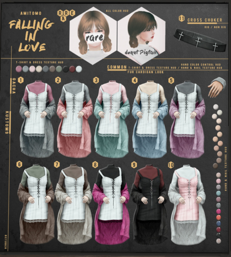 AMITOMO / Falling In Love GACHA / M / 3