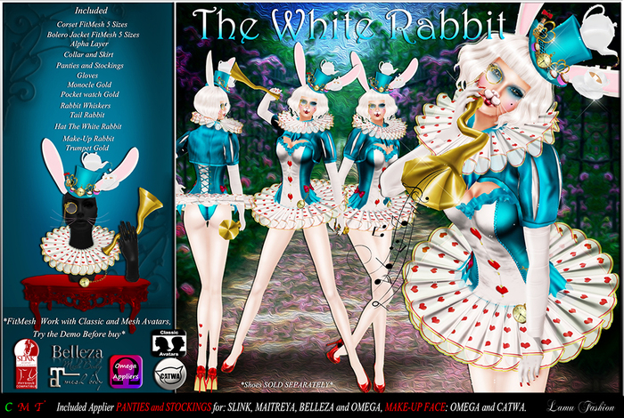 -Lamu Fashion-Outfit Costume *The White Rabbit* DEMO