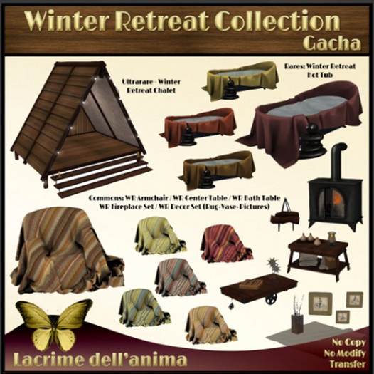 BOX - Winter Retreat Fireplace Set