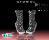 HIGH TOP TIP TOE SNEAKER BELLEZA FREYA
