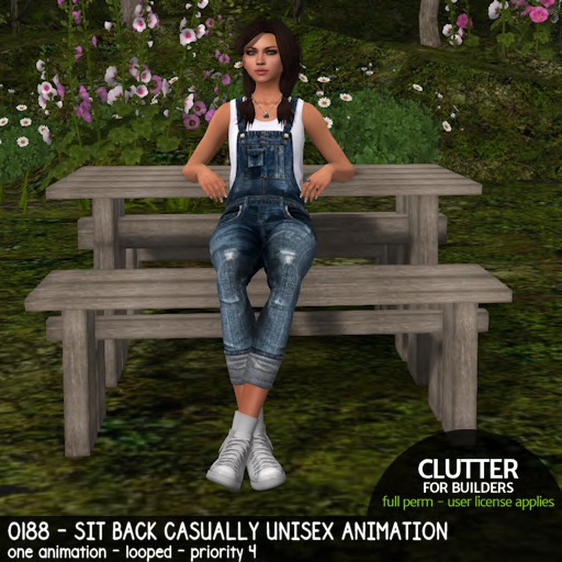 Clutter - 0188 - Sit Back Casually Unisex Animation