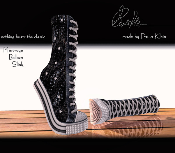 :ESSENCE:MY STAR LONG BLACK SEQUIN