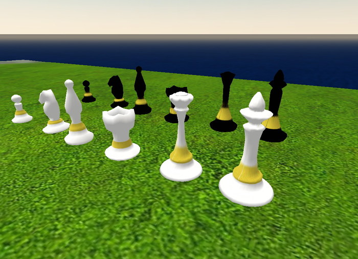 Sculpted chess, high-quality sculpt maps, full permission