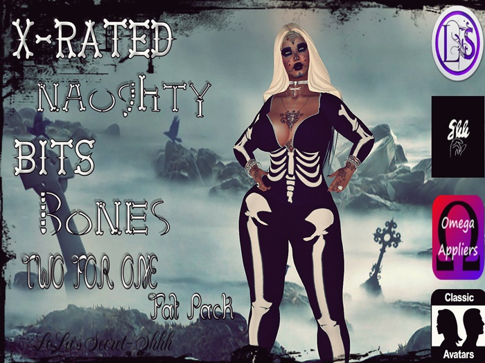.~LS~X-RATED NAUGHTY BITS BONES {FAT PACK}