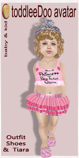 Toddleedoo costume Princess set 
