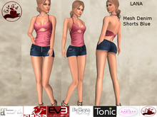 (Eva's Temptation) Lana Denim Shorts Blue 2