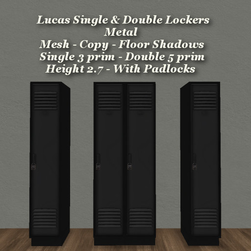 Luca Single & Double Lockers Metal
