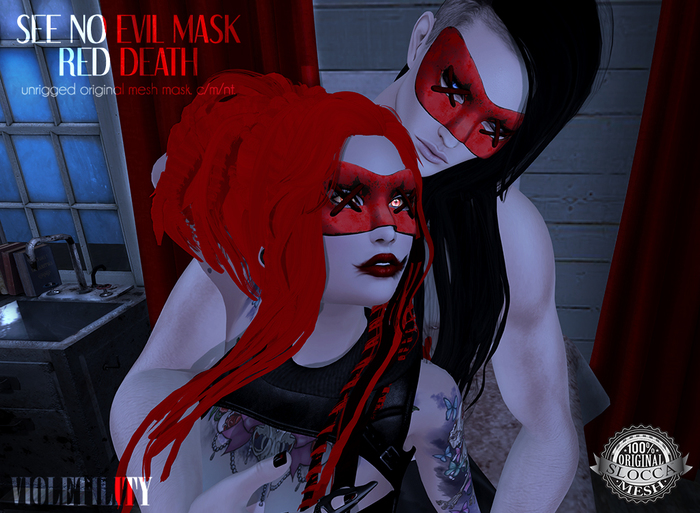 Violetility - See No Evil Mask [Red Death]