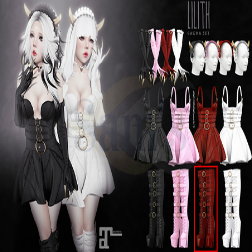 Violent Seduction - Lilith Boots (Red)